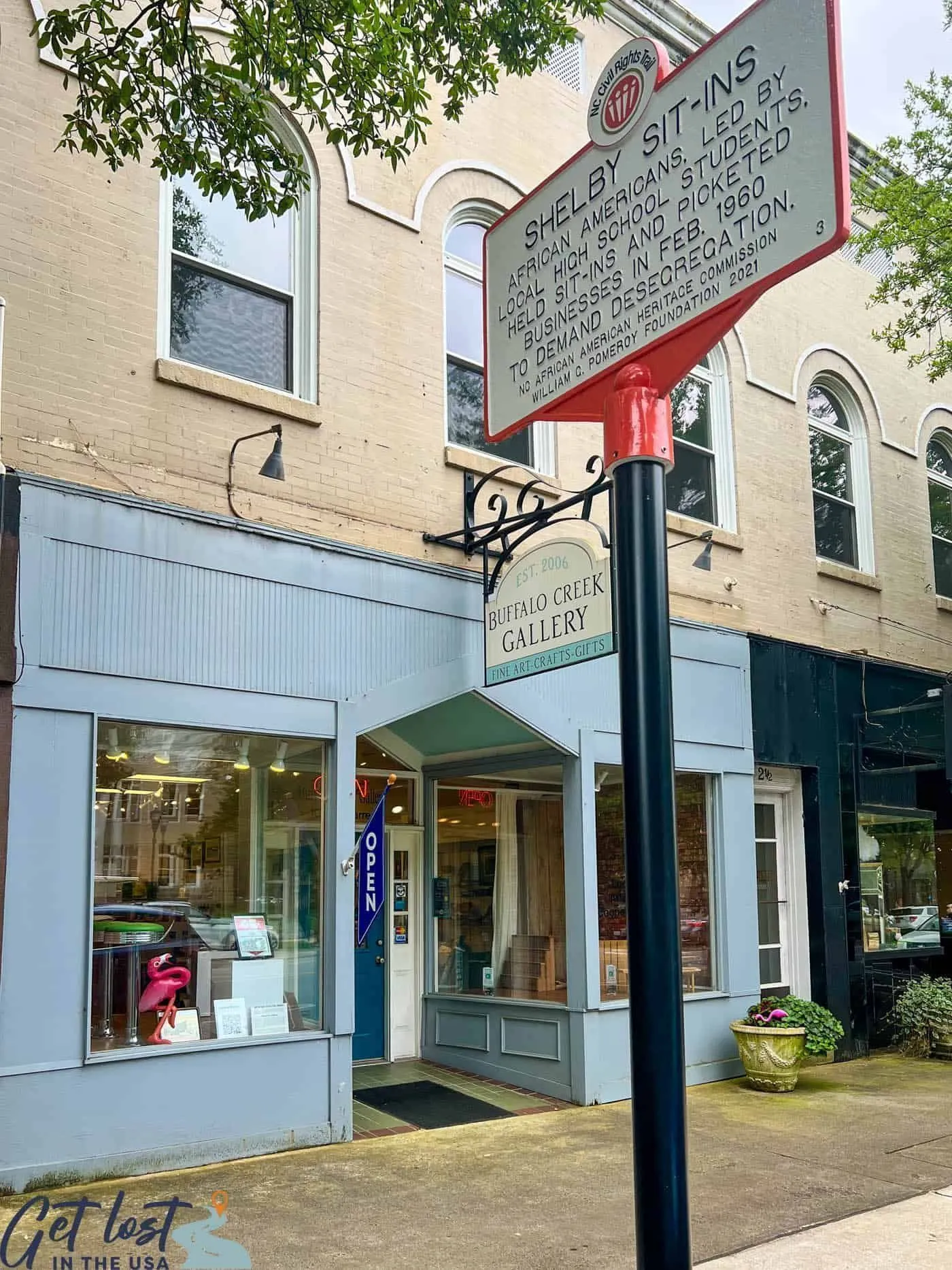 Shelby business district