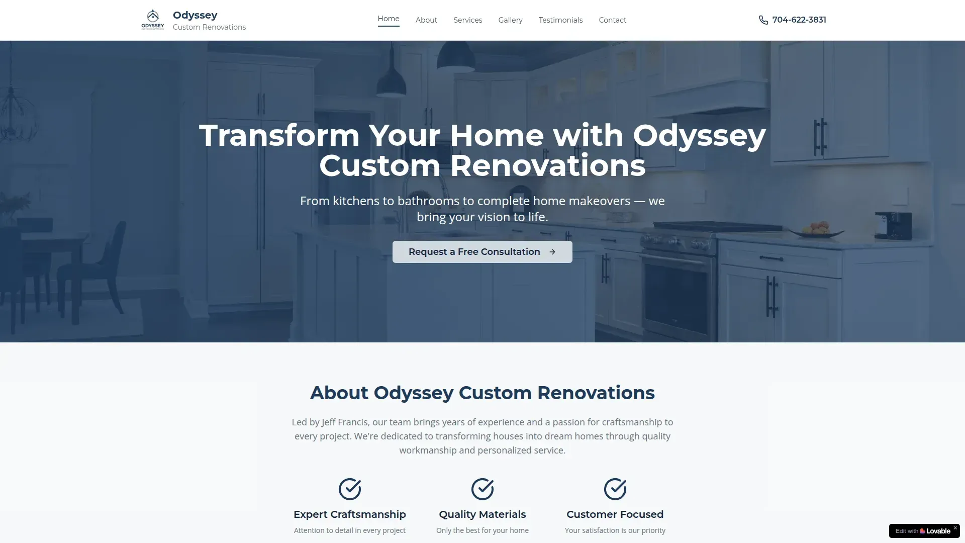 Odyssey Custom Renovations