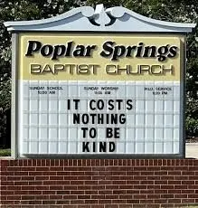 Poplar Springs Baptist Church in Shelby, NC