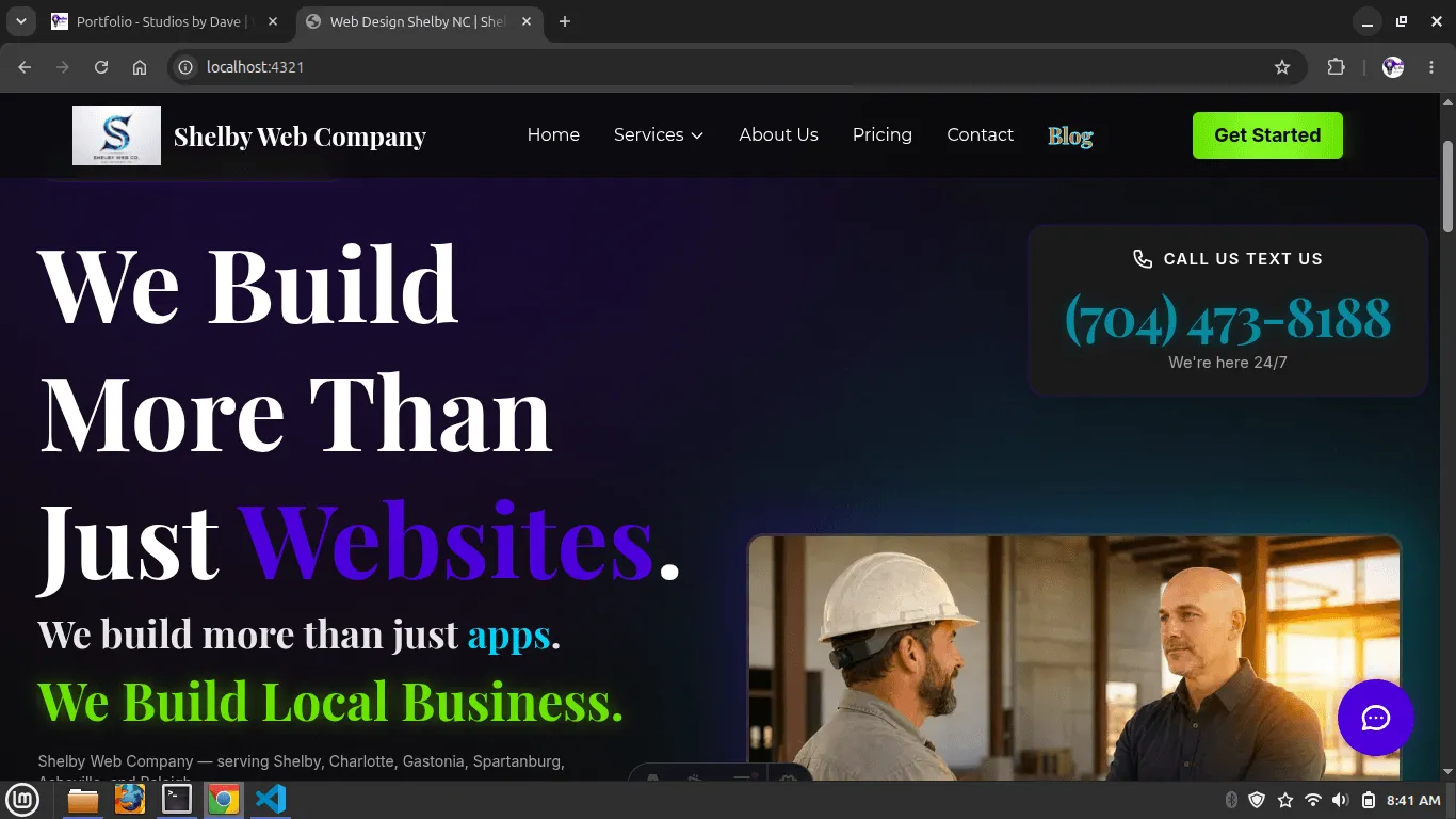 Shelby Web Company Homepage